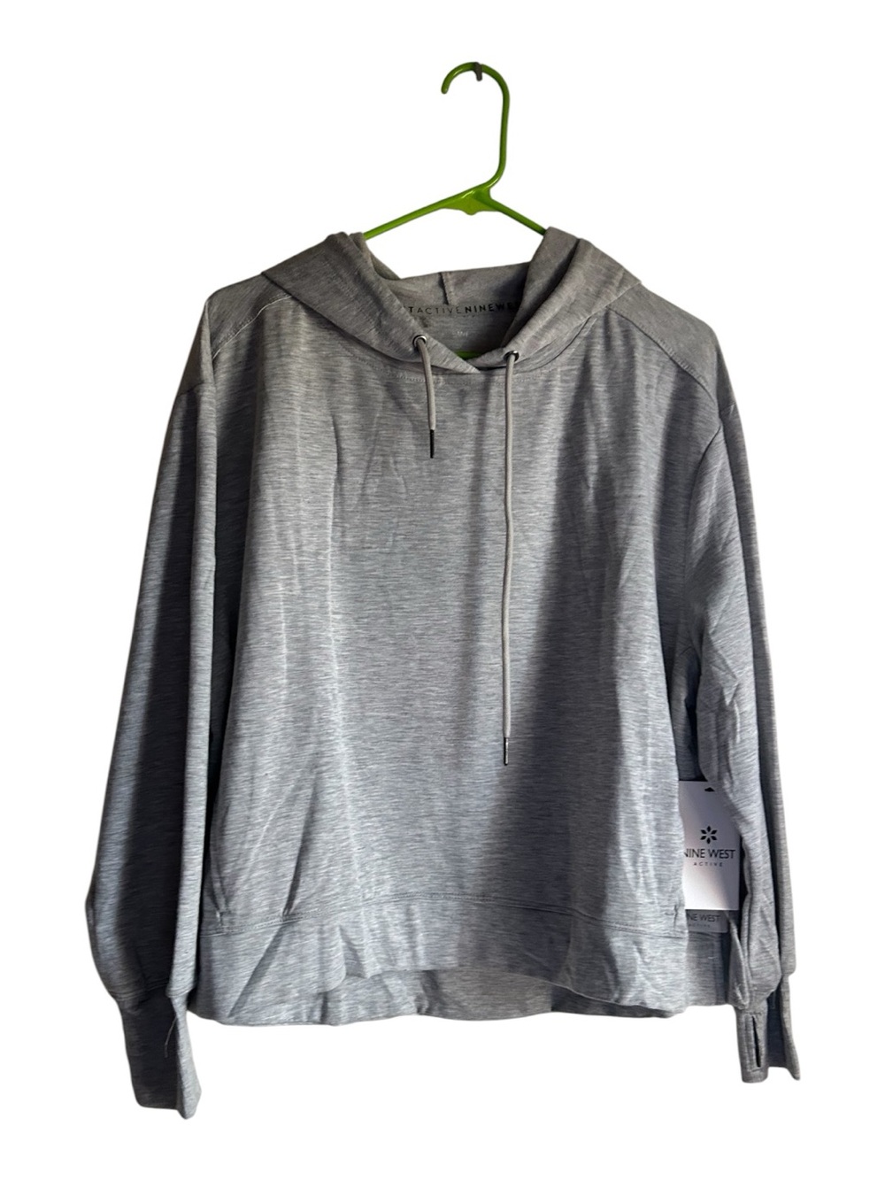 Nine West Women’s Size 2X Hoodie Gray Sweatshirt